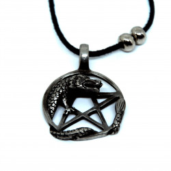 Pendentif pentacle dragon