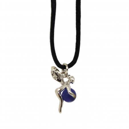 Pendentif fée bleue foncée