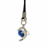 Pendentif dauphin et orbe bleu