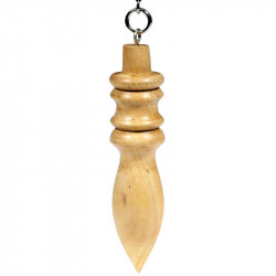 Pendule en bois de 7 cm de long