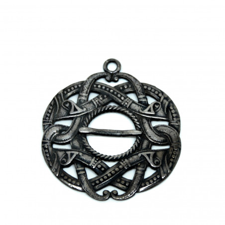 Pendentif entrelac celtique serpents