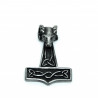 Pendentif Mjölnir tête de bouc