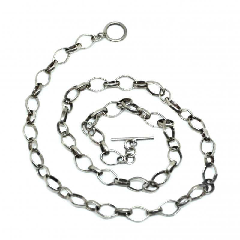 Collier chaîne brute