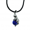 Pendentif chat bleu