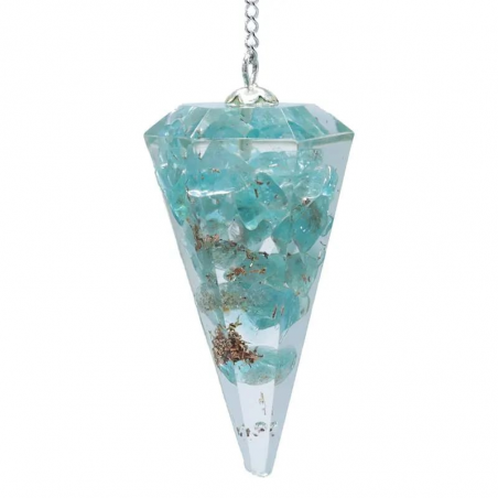 Pendule Orgonite Apatite