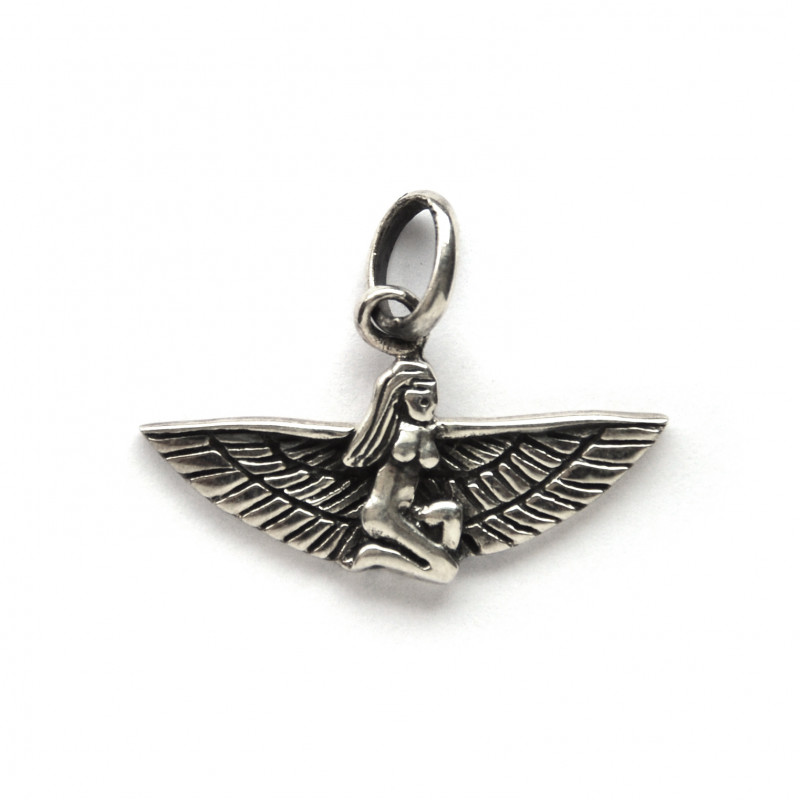 Pendentif Isis ailée en argent