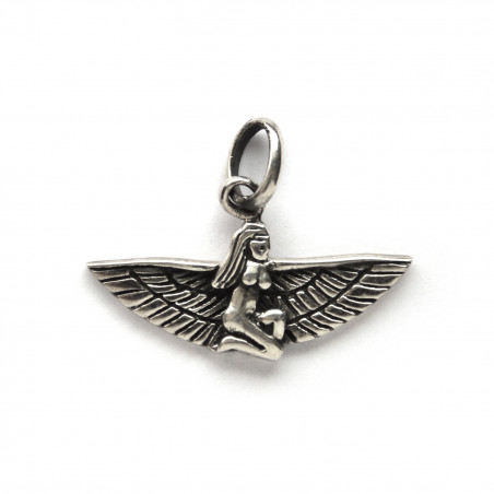 Pendentif Isis ailée en argent