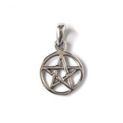 Pendentif pentacle argent