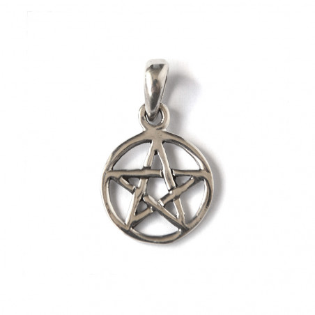 Pendentif pentacle argent