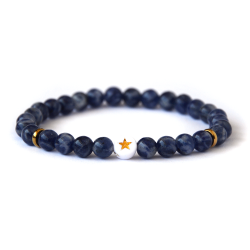 Bracelet étoile sodalite