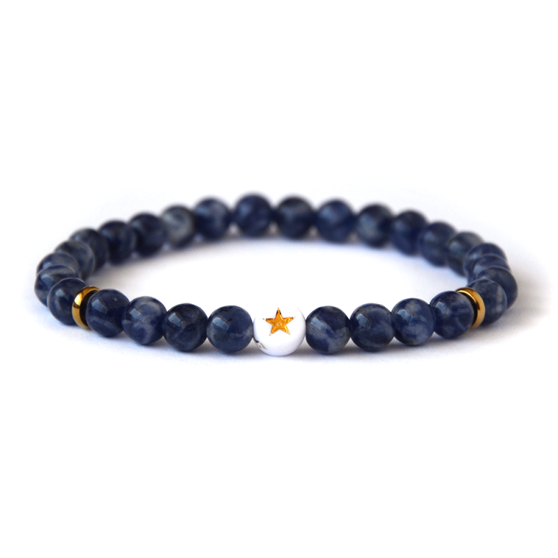 Bracelet étoile sodalite