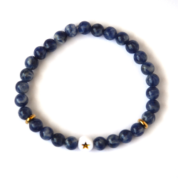 Bracelet étoile sodalite