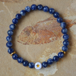 Bracelet étoile sodalite