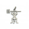 Pendentif diablotin en argent