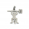 Pendentif diablotin en argent