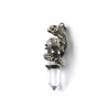 Pendentif en argent dragon des eaux et quartz blanc